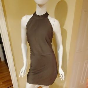 Bebe Bandage Halter Dress